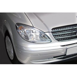 MARCOS CROMADOS FAROS DELANTERO MERCEDES CLASE VITO W639 HASTA 9