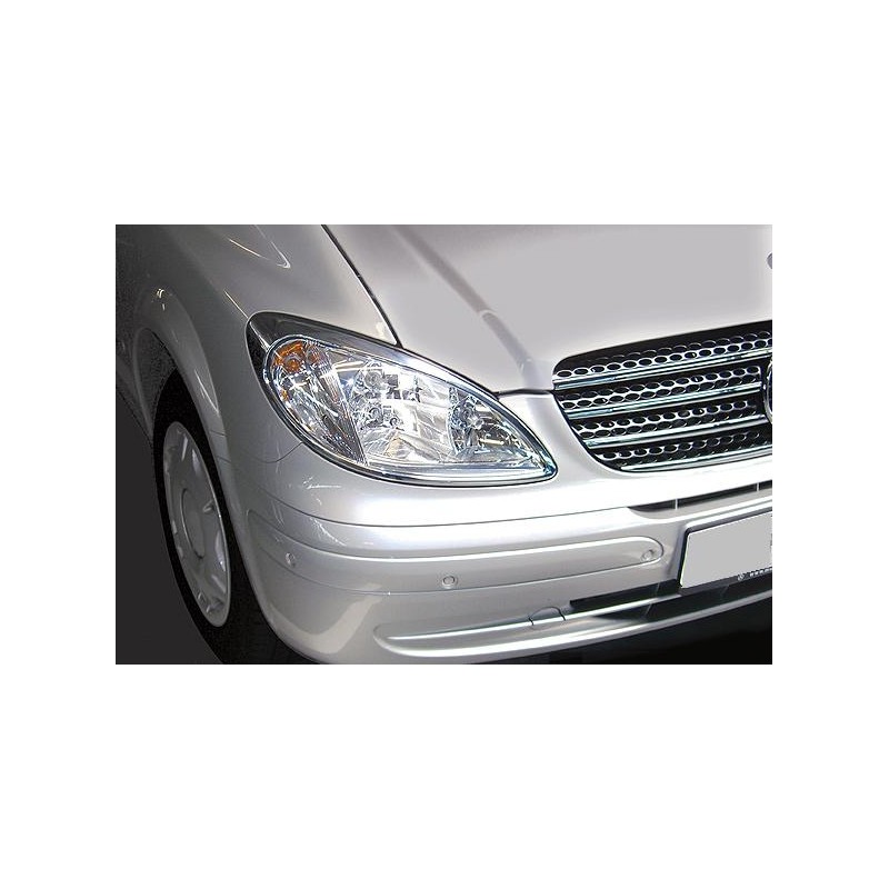 MARCOS CROMADOS FAROS DELANTERO MERCEDES CLASE VITO W639 HASTA 9