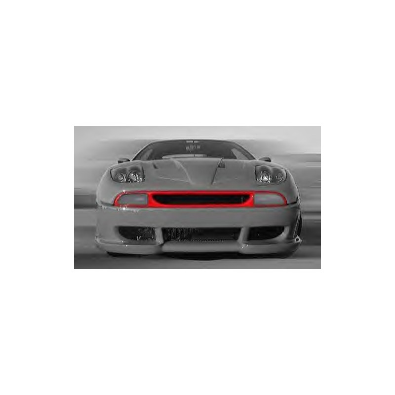 Calandra con hueco para 2 luces grandes  Fiat Coupe Cadamuro Des