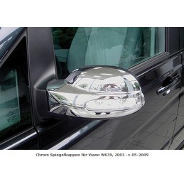 CARCASAS RETROVISOR CROMADAS MERCEDES CLASE VIANO W639 2003 2009