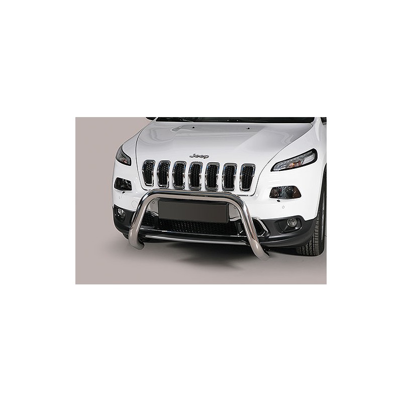 DEFENSA INOX O76mm CEE JEEP CHEROKEE 2014 OK PARKTRONIC