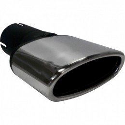 EMBELLECEDOR ESCAPE OVALADO 105X55 mm Diametro 85 mm Longitud