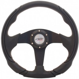 Simoni Racing Volante  quot Walker quot  Negro Eco Leather O350mm