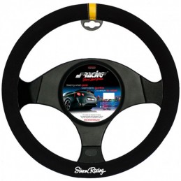 Funda volante Simoni Racing Carrera Look negra Geel 37 39cm