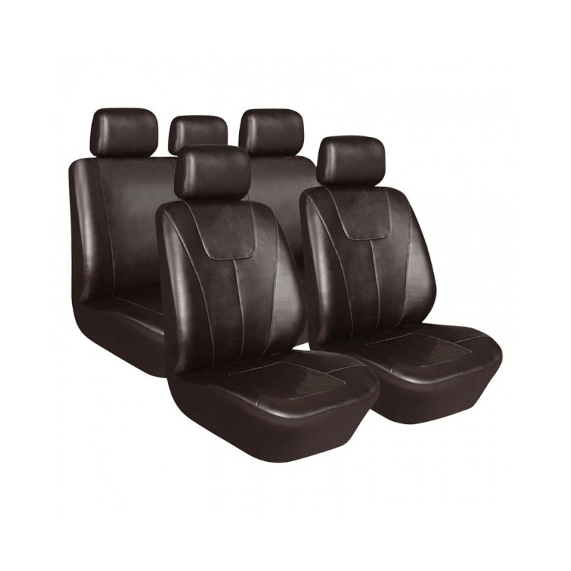 FUNDAS ASIENTO LOOK PIEL DEMIO 11 PIEZAS PARA AIRBAGS