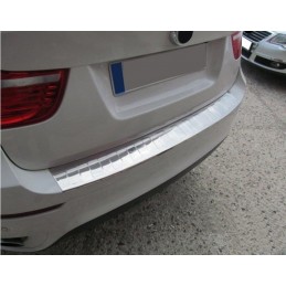 PROTECTOR PARACHOQUES TRASERO ACERO INOXIDABLE BMW X6 2008 