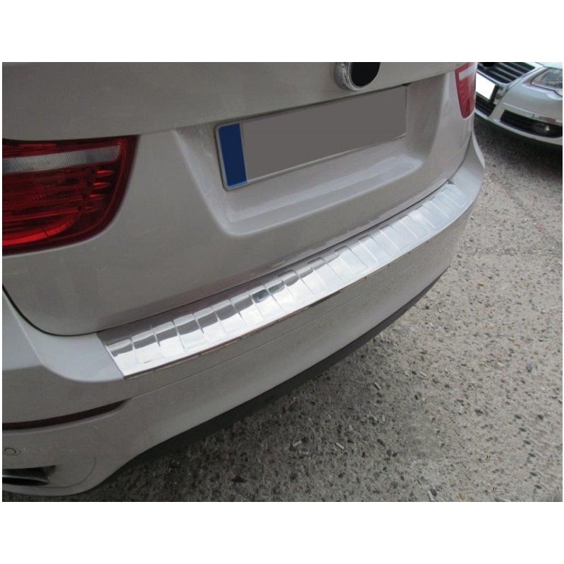 PROTECTOR PARACHOQUES TRASERO ACERO INOXIDABLE BMW X6 2008 