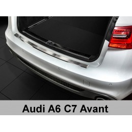 PROTECTOR PARACHOQUES ACERO INOXIDABLE Audi A6 Avant 11 