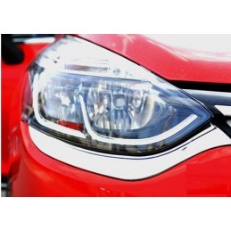 MARCOS CROMADOS INOX FAROS RENAULT CLIO IV 2012 