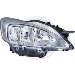FARO DELANTERO DERECHO PEUGEOT 508 10 08 14 DEPO   H7   H7 PARA