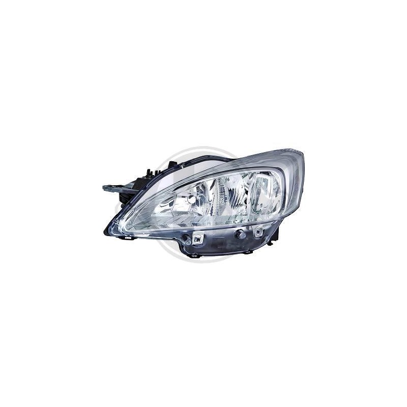 FARO DELANTERO IZQUIERDO PEUGEOT 508 10 08 14 DEPO   H7   H7 PAR