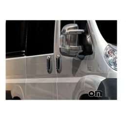 CUBRE RETROVISORES CROMADOS ABS FIAT DUCATO 2006 2014   2 PIEZAS