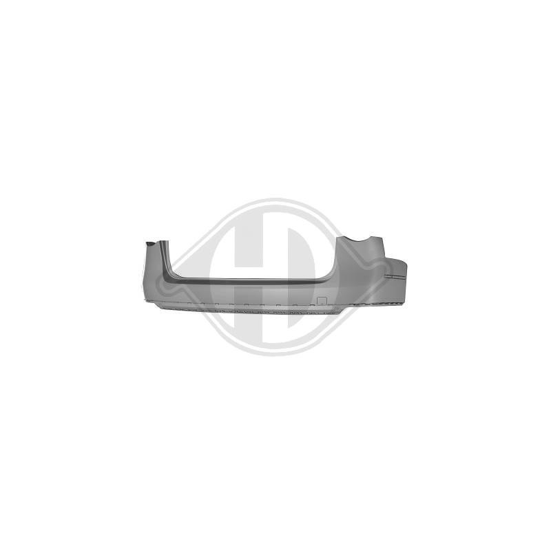 PARAGOLPES TRASERO VW PASSAT 3C VARIANT 05 10 IMPRIMADO NO PDC