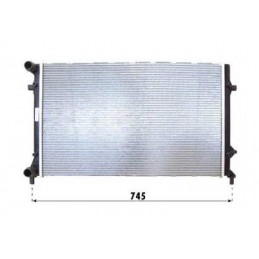 RADIADOR VW PASSAT 3C 05 10 650X415X23  1 4I   1 6I FSI M A    A