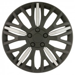 TAPACUBOS RUEDA 16 quot  VERMONT NEGRO SILVER