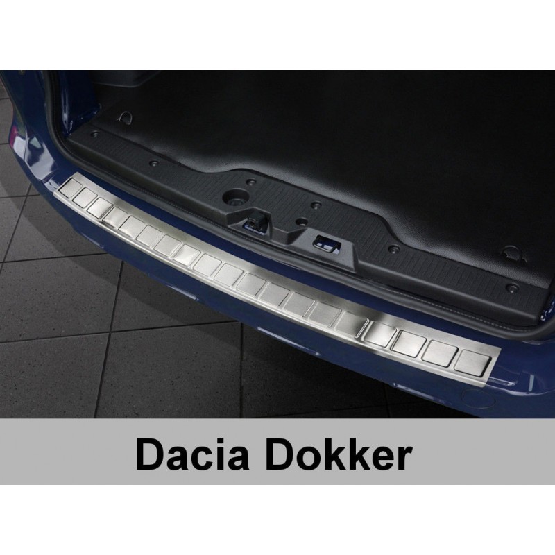 PROTECTOR PARACHOQUES TRASERO ACERO INOXIDABLE DACIA DOKKER 2012