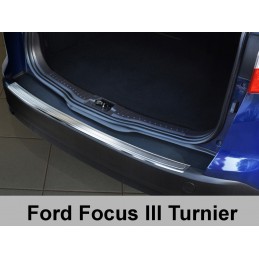PROTECTOR PARACHOQUES ACERO INOXIDABLE FORD FOCUS III  TURNIER 2