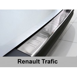 PROTECTOR PARACHOQUES TRASERO ACERO INOXIDABLE RENAULT TRAFIC 01