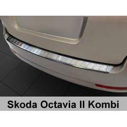 PROTECTOR PARACHOQUES ACERO INOXIDABLE SKODA OCTAVIA II KOMBI 04