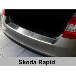 PROTECTOR PARACHOQUES ACERO INOXIDABLE SKODA RAPID 2012 