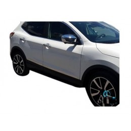MOLDURAS LATERALES CROMADAS NISSAN QASHQAI II 2013  ACERO INOXID