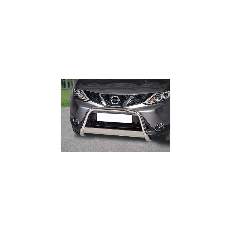 Defensa inox O60mm grabacion Homologacion CE NISSAN QASHAI 2