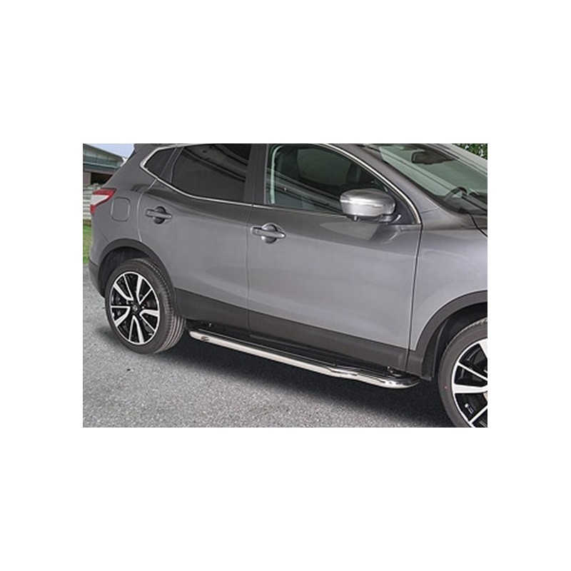 ESTRIBERAS INOX NISSAN QASHQAI 2014  TUBO O70mm 