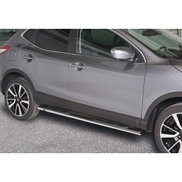 ESTRIBERAS INOX NISSAN QASHQAI 2014  OVAL CON PISANTES