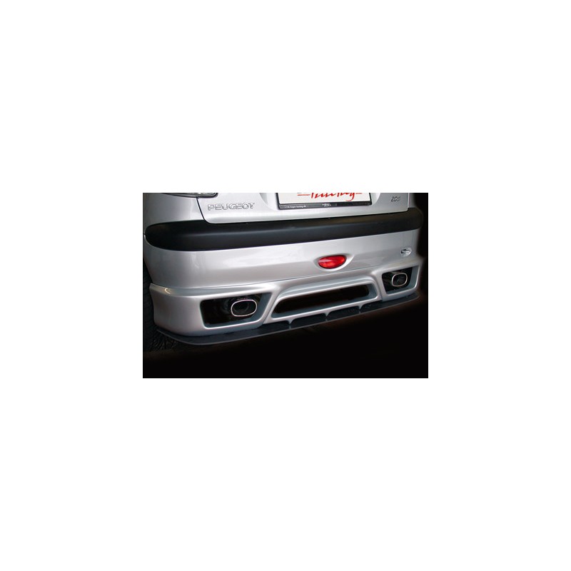 Escape trasero dere y izq Peugeot 206 sedan 160x80 mm 20 16v 20 
