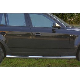 ESTRIBERAS LATERALES INOX BMW X 1 03 10 CON PISANTES O70mm