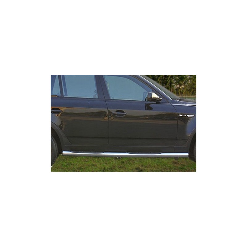 ESTRIBERAS LATERALES INOX BMW X 1 03 10 CON PISANTES O70mm