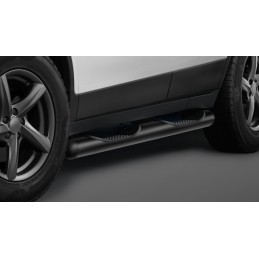Estribos laterales Negros O 80 mm CHEVROLET TRAX 2013  con pisan