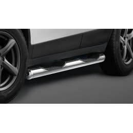 Estribos laterales Inox O 80 mm CHEVROLET TRAX 2013  con pisante