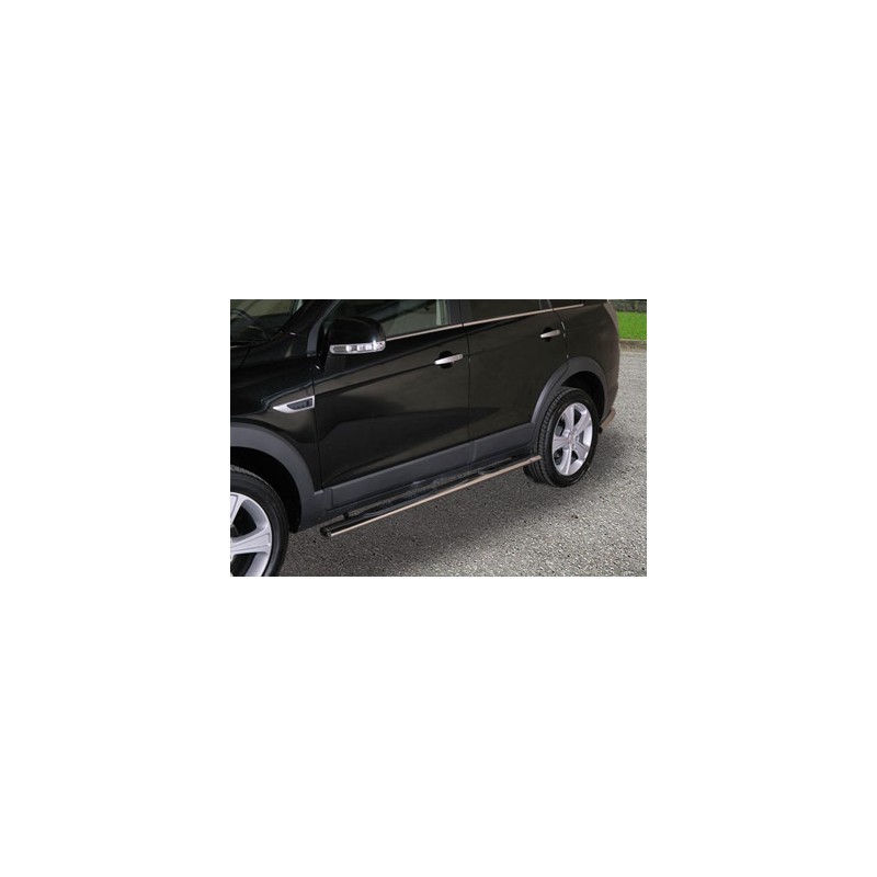 ESTRIBOS LATERALES INOX OVAL CHEVROLET CAPITVA 2011 