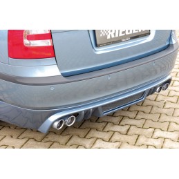 ANADIDO FALDON TRASERO EN CARBONO LOOK SKODA OCTAVIA  1Z 