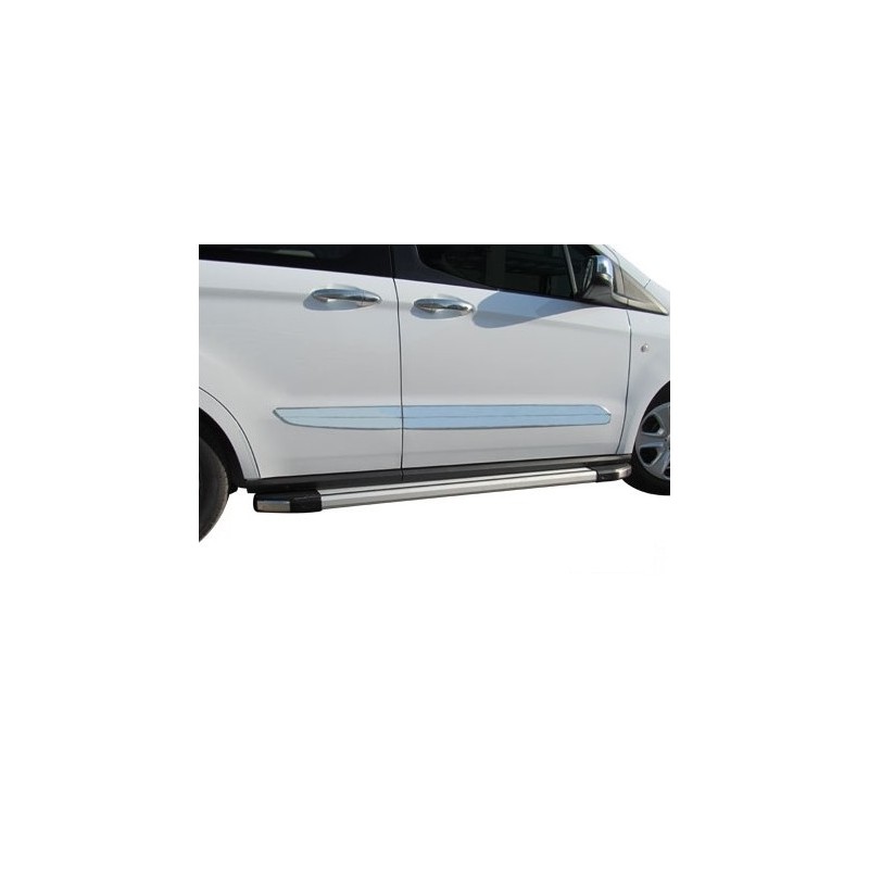 JUEGO MOLDURAS ACERO INOXIDABLE FORD COURIER 2014 