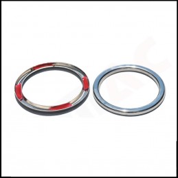 JUEGO AROS ANTINIEBLAS ACERO INOXIDABLE FORD COURIER 2014 
