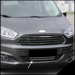 Tiras Cromadas acero Inoxidable parachoques FORD COURIER 2014 