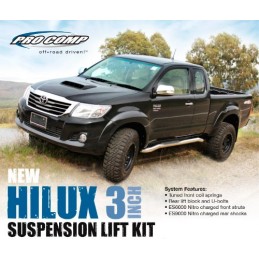 KIT SUSPENSION DE ELEVACION TOYOTA HILUX 7 5CM 07 