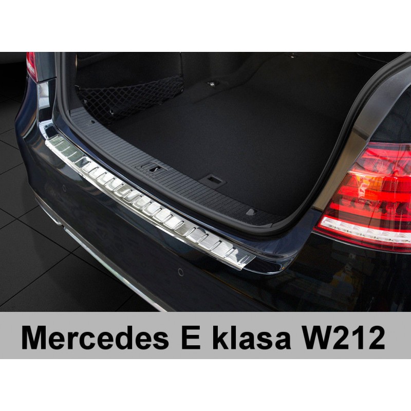 PROTECTOR PARACHOQUES TRASERO ACERO INOXIDABLE MERCEDES CLASE E
