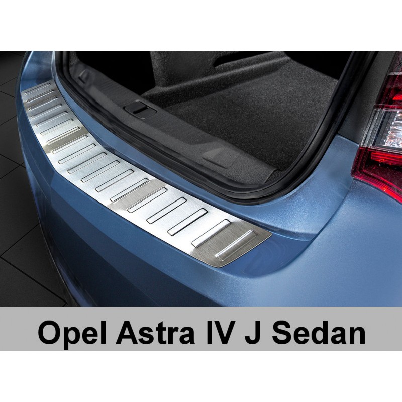 PROTECTOR PARACHOQUES TRASERO ACERO INOXIDABLE Opel Astra J Seda