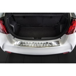 PROTECTOR PARACHOQUES TRASERO ACERO INOXIDABLE TOYOTA YARIS FACE