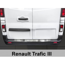 PROTECTOR PARACHOQUES TRASERO ACERO INOXIDABLE RENAULT TRAFIC 20