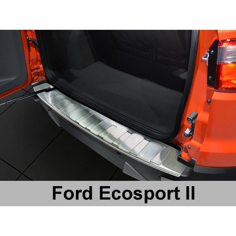 PROTECTOR PARACHOQUES TRASERO ACERO INOXIDABLE FORD Ecosport II