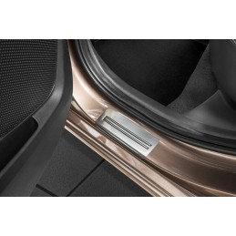 TALONERAS PUERTA ACERO INOXIDABLE HYUNDAI I20 2015 
