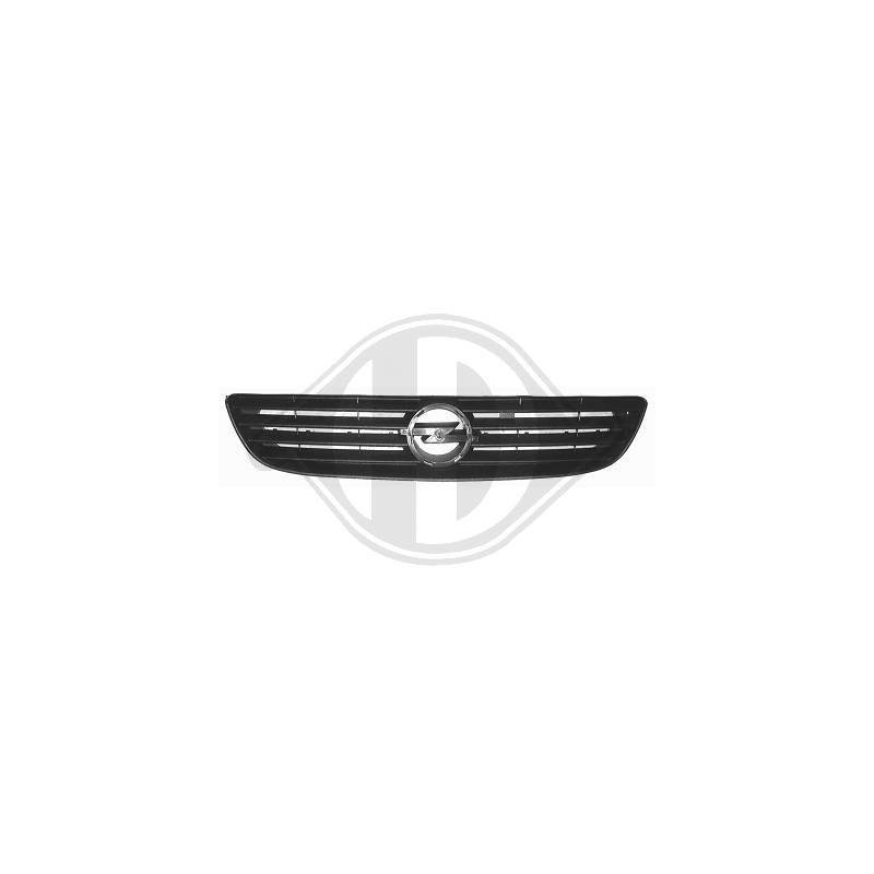 PARRILLA FRONTAL OPEL ZAFIRA 99 05 NEGRA