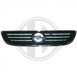 PARRILLA FRONTAL OPEL ZAFIRA A 99 05 NEGRA CON BORDES CROMADOS