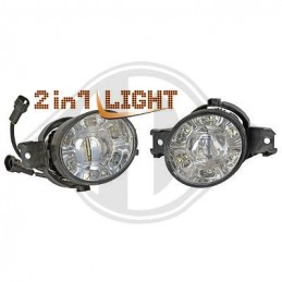 JUEGO FAROS ANTINIEBLA CON LED Y LUZ DIURNA OPEL MOVANO 10 
