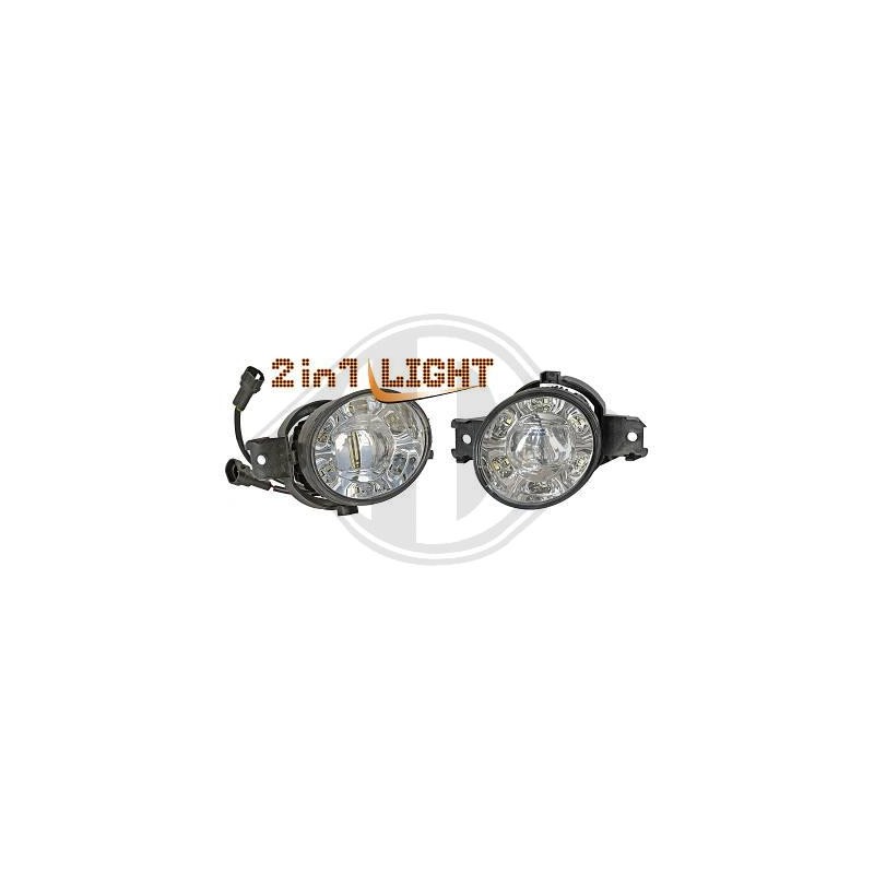 JUEGO FAROS ANTINIEBLA CON LED Y LUZ DIURNA OPEL MOVANO 10 