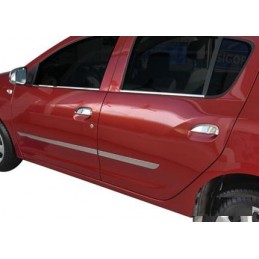 CUBRE MANETAS DE PUERTA ACERO INOXIDABLE DACIA LOGAN 2013 